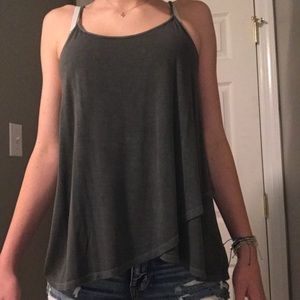 AEO gray tank